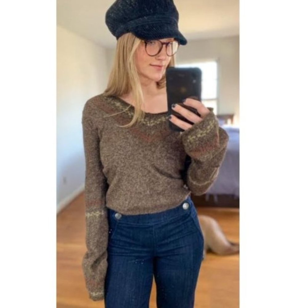 SOLD Bell Sleeve Sweater